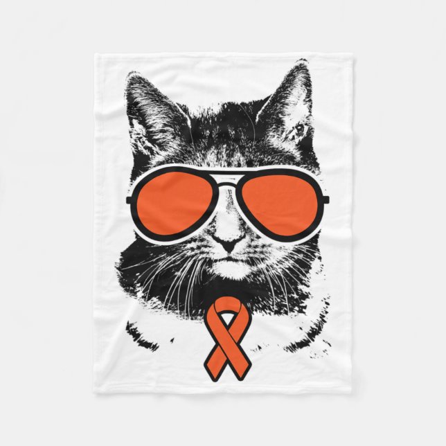 Vintage Cat RSD Crps Awareness Fleecefilt (Framsidan)
