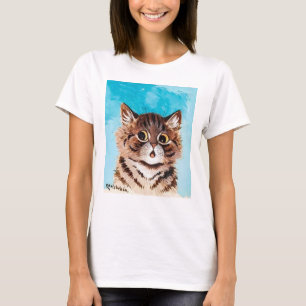 Vintage Cat Show Postcard Louis Wain Illustration T Shirt