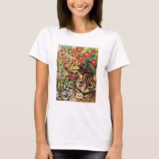 Vintage Cat Show Postcard Louis Wain Illustration T Shirt