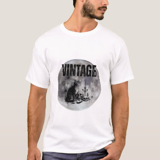  Vintage Cat T Shirt
