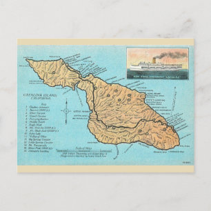 Vintage Catalina Island  Vykort