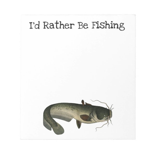 Vintage Catfish Anteckningsblock (Framsida)