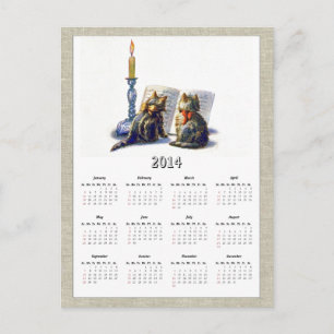 Vintage Cats 2014 Kalender II Vykort