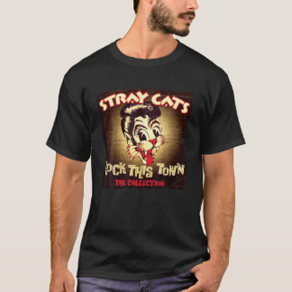 Vintage Cats Animals Design Arts Stray Music Band T Shirt