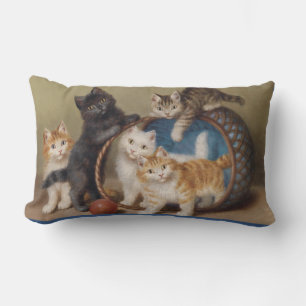 Vintage Cats Kittens Sophie Sperlich Red Boll Lumbarkudde