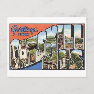 Vintage Catskill Mountains vykort