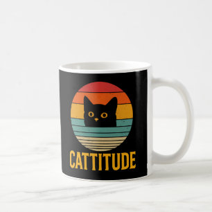 Vintage Cattitude Katt Kaffemugg