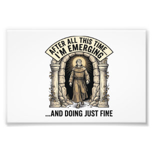 Vintage Cave Humor Gravyr Grafisk T-Shirt Design_ Fototryck