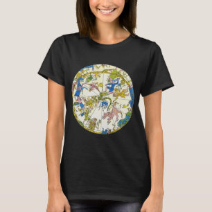 Vintage Celestial, arabisk sfär, stjärnbilder Tee