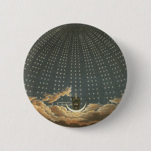 Vintage Celestial astronomi, Nattdrottning Knapp