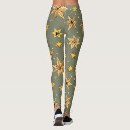 Vintage Celestial Design Leggings