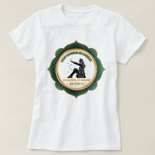 Vintage Celestial Jungfrun Zodiakaffisch T Shirt