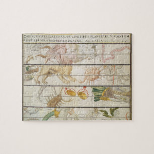 Vintage Celestial Karta, Astronomi av John Seller Pussel