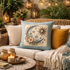 Vintage Celestial Kudde