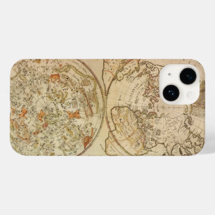 Vintage Celestial Planisphere Karta av Joseph Moxo