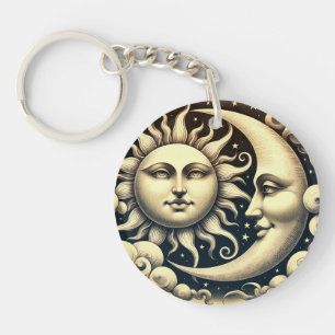 Vintage Celestial Sol & Måne