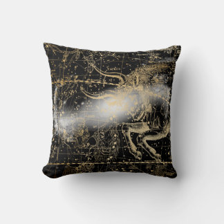 Vintage Celestial Star Map Background Kudde