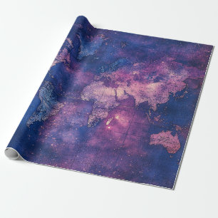 Vintage Celestial World Map (10) Presentpapper