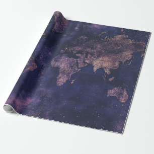 Vintage Celestial World Map (9) Presentpapper
