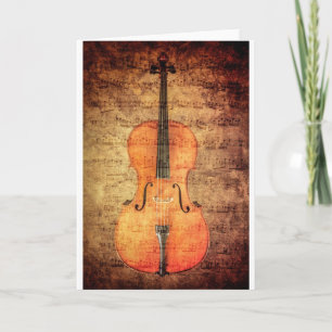 Vintage Cello Kort
