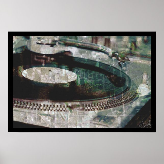 vintage, centrifugering g poster (Framsidan)