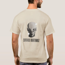 Vintage certifierad överanalysatör estetisk grafik t shirt