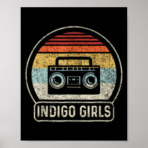 Vintage Cette Tape Indigo Sten Girls Music Retro S Poster