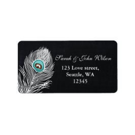 Vintage Chalkboard-adressetikett Adressetikett