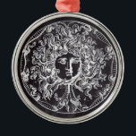 vintage chalkboard Grekisk mytologi Gorgon medusa Julgransprydnad Metall<br><div class="desc">vintage-chalkboard Grekisk mytologi Gorgon medusa home decor och medusa presenter för greek mythology älskare.</div>