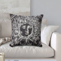 vintage chalkboard Grekisk mytologi Gorgon medusa