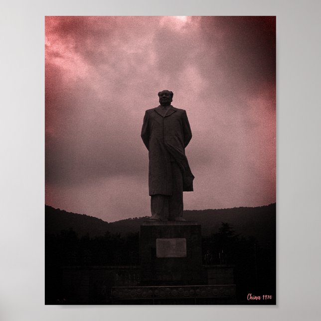 Vintage Changsha Mao Zedong-staty Poster (Framsidan)
