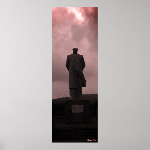 Vintage Changsha Mao Zedong-staty Poster