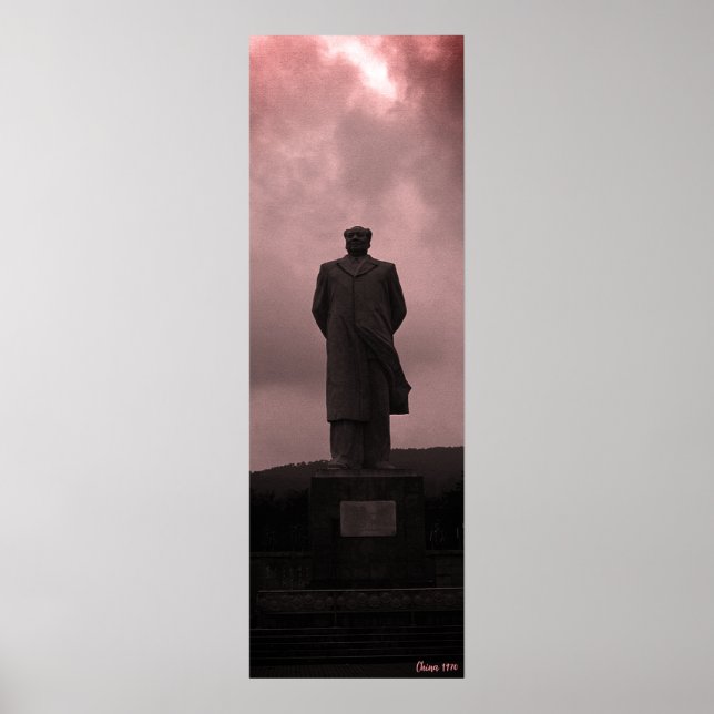 Vintage Changsha Mao Zedong-staty Poster (Framsidan)