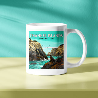 Vintage Channel Islands nationalpark Kaffemugg
