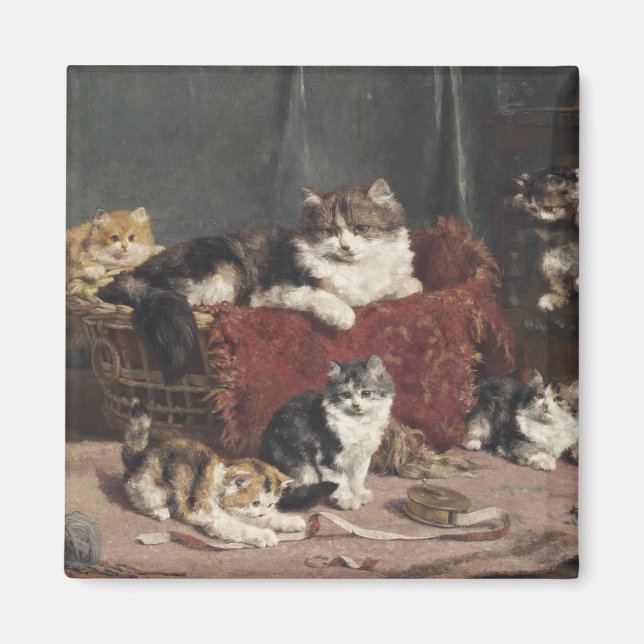 Vintage Charles Van den Eycken Playtime Magnet (Framsidan)