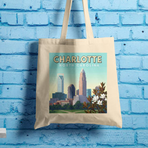 Vintage Charlotte North Carolina Tygkasse