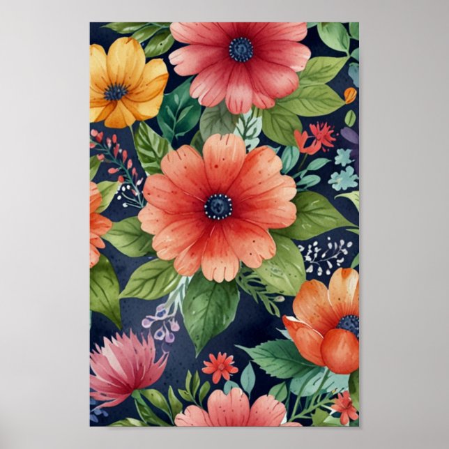 Vintage Charm Art Affisch (Framsidan)