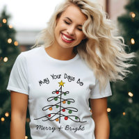 Vintage Charm Julgran Merry & Bright