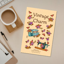 Vintage Charm Retro Nostalgi Kalender