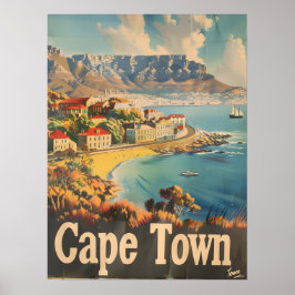 Vintage Charms of Cape Town Poster