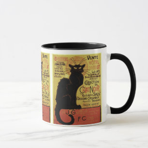 Vintage Chatta Noir, Vente Hôtel Drouot Steinlen Mugg