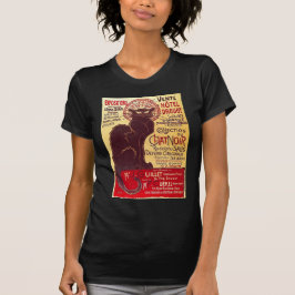 Vintage Chatta Noir, Vente Hôtel Drouot Steinlen Tee Shirt