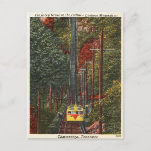 Vintage Chattanooga, Tennessee, Lookout Mountain Vykort