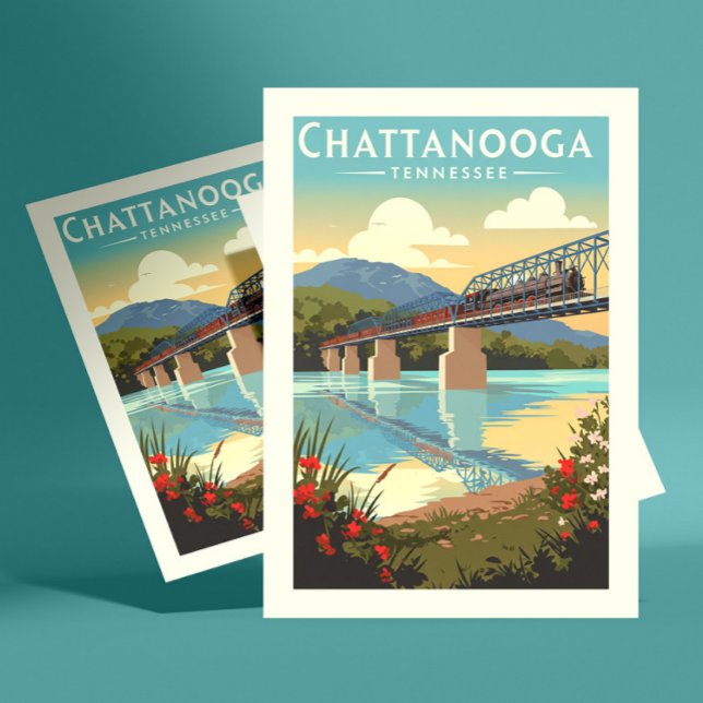 Vintage Chattanooga Tennessee Vykort (Skapare uppladdad)