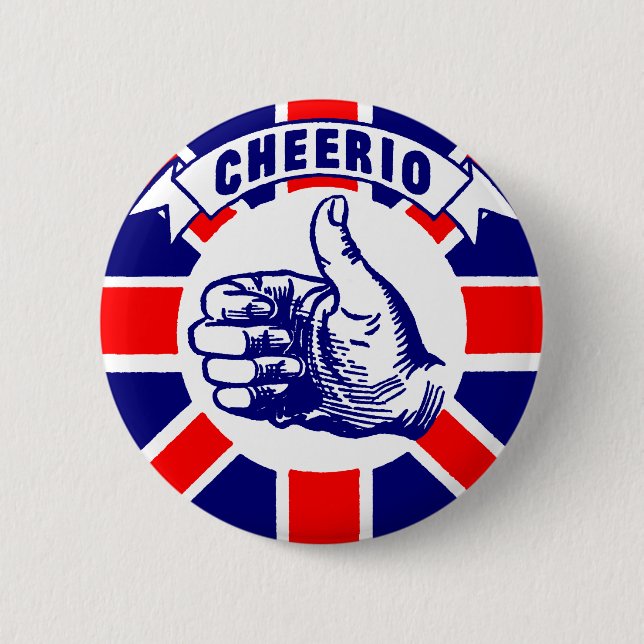 Vintage Cheerio Knapp (Framsida)