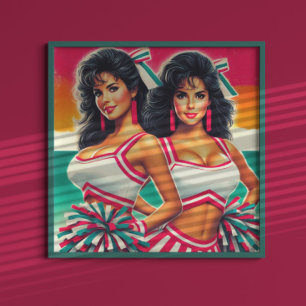 Vintage CheerLedare Poster