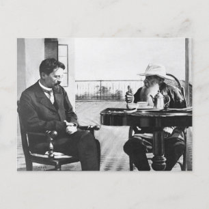 Vintage Chekhov och Tolstoy Vykort