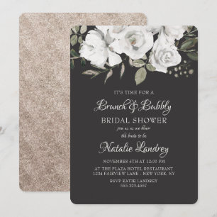 Vintage Cherish Brunch & Bubly Möhippa Inbjudningar