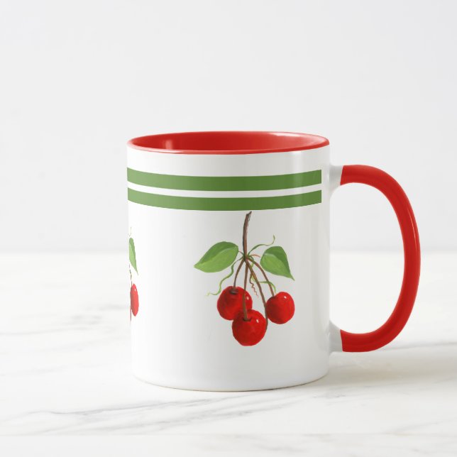 Vintage Cherries Mugg (Höger)