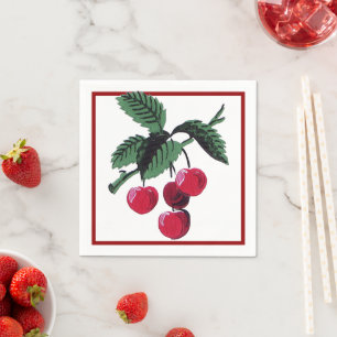 Vintage Cherries Pappersservett